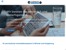 Tablet Screenshot of clermont-immobilien.de